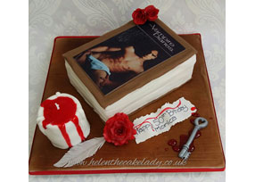 Vampire Diaries Book Cake