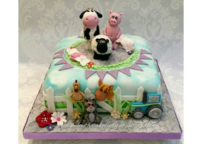 Farmyard Birthday Cake