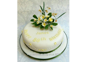 Ladies 80th Birthday Cake