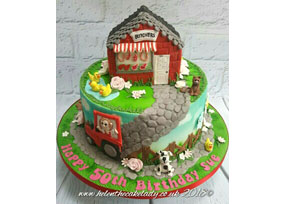 Reversible Cake for a lady