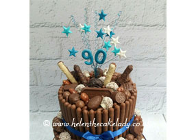 Chocolate Lovers 2-tier Cake