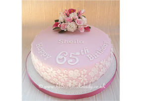 Pink and Lace Birthday Ca